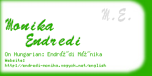 monika endredi business card